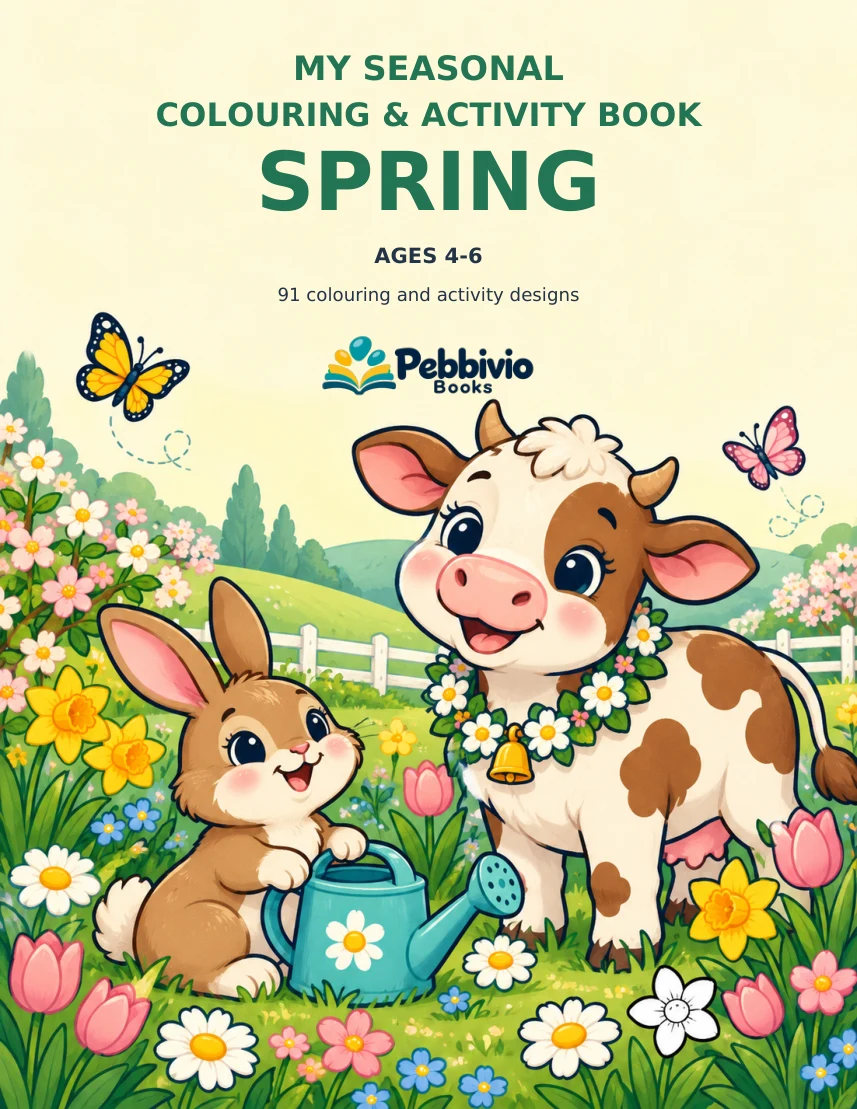 My Seasonal Colouring & Activity Book — Spring